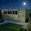 19 x 8 Pent Shed Tanalised (Single Door, With Windows) 3