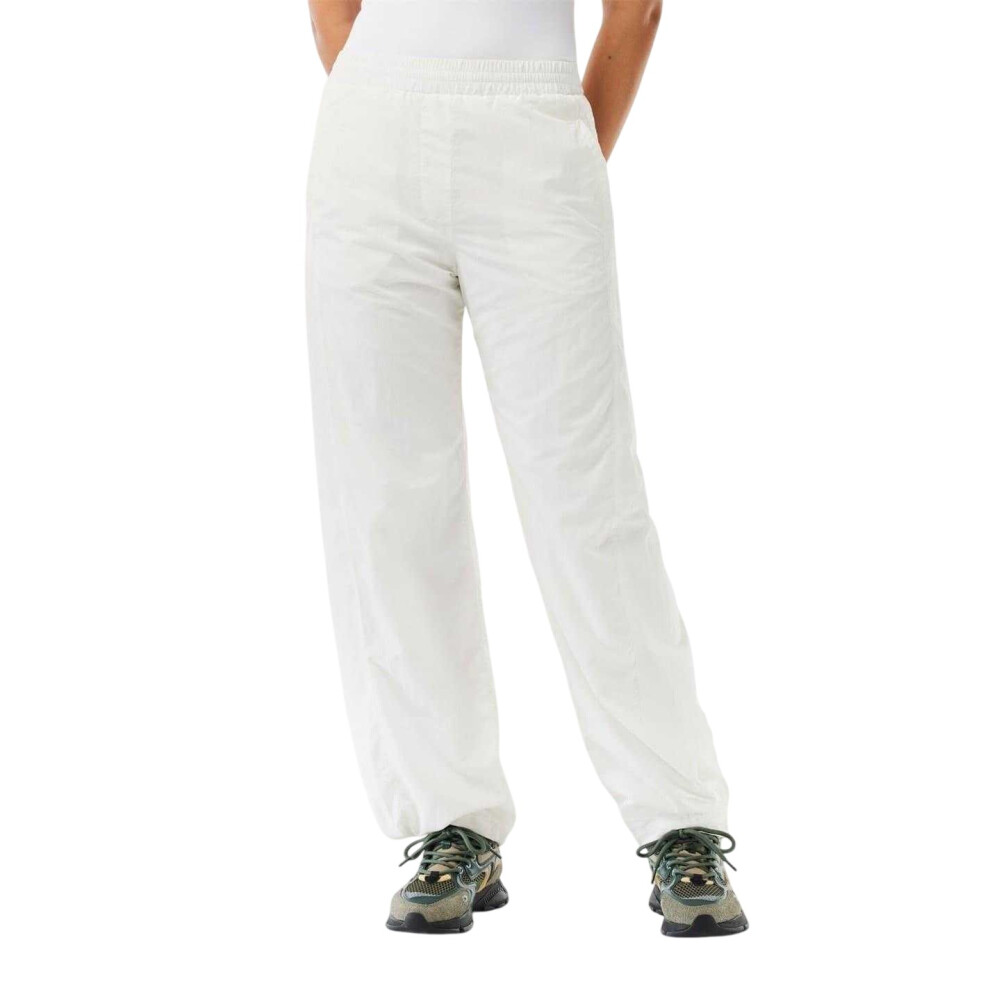 Lacoste (6 Uk, Cream) Unisex Adult Woven Straight Tracksuit Bottoms