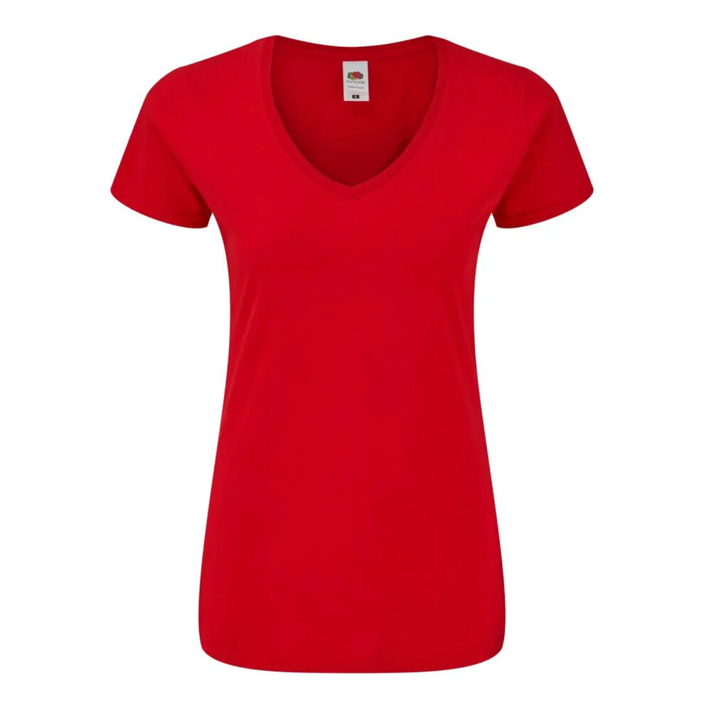 Fruit Of The Loom (S, Red) Womens/Ladies Iconic 150 T-Shirt