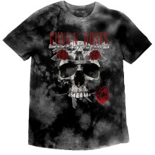 (11-12 Years, Grey) Guns N Roses Childrens/Kids Flower Skull T-Shirt