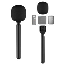 2X Stick Portátil com Kit de Etiqueta Quádrupla HTX Microfone Sem Fio Stick Portátil para Mic/Moma/ Go/Relacart Microfone,B