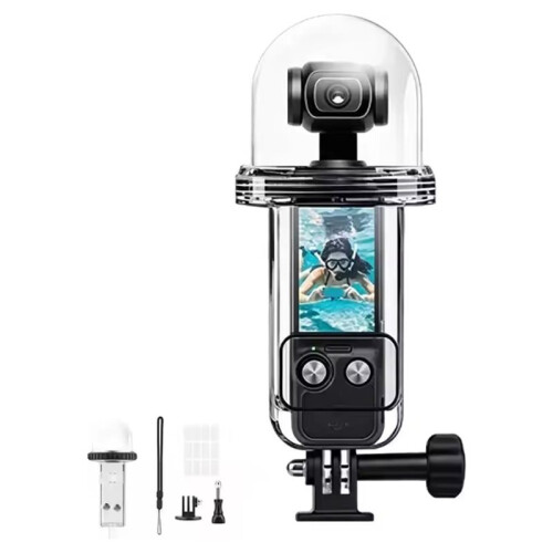 Waterproof Diving Housing Case for  Pocket 4 60M Underwater Diving Protective Shell Case Action Camera Accessories