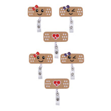 Nurse Badge Reel Holder - 6 Pack - RN Badge - Band Aid Badge Reel - Perfect Nurse Gifts for Women