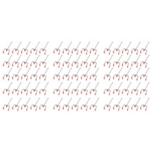 75Pcs 100mm Pegboard Hooks Slat Wall Retail Display Shop Peg Hang Fits Home Hanger Chrome Metal 1-1.5Kg Loading