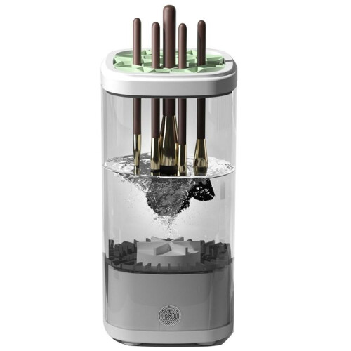Electric Makeup Brush Cleaner Machine Automatic Makeup Brush Washer & Holder Quick Efficient for Deep Cleaning