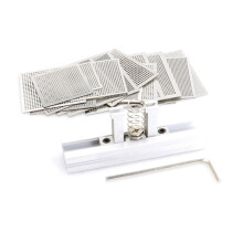 16pcs BGA General Template Universal Direct Heated Stencils for SMT SMD Chip Rpair and Easy Support
