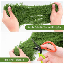 4X Künstliches Moos für Zimmerpflanzen, für Topf-Feengärten, DIY-Modellbau, Wände, Glasbehälter, Heimdekoration - 100 G