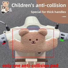 (Bear)Kids Electric Bike Impact Absorbing Pad With Cartoon Bear Design For Use Daily