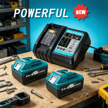 2 Pack 18V 8.0Ah Lithium Battery+ Charger Replacement For Makita Tools