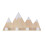 Väggklädhängare för barn, 4 krokar – Mountain Design 2