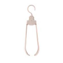 (Apricot)Modern Folding Clothes Hanger With Wide Shoulder For Laundry Room And Bedroom