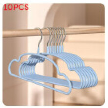(Blue)Cloud Baby Clothes Hangers Pack Of Ten Durable Iron Hangers For Nursery And Home Use Wardrobe