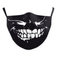 (Style 19,Adult)Masque visage coton imprimé numérique drôle thème Halloween mode créatif anti-poussière utilisation quotidienne