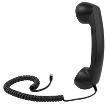 Mobiltelefon Retro Typ-C Bekväm Hemtelefon med Mikrofon Gammaldags Telefon för Kontor Resor Kök