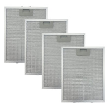 Filtro de Grasa para Campana Extractora (Paquete de 4) con Malla de Aluminio de 5 Capas para Campanas Extractoras para y Jenn-Air W10875058