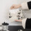 (White)Recipiente de tecido de folha de bambu tinta elegante com superfície para quarto e quarto de hóspedes 1