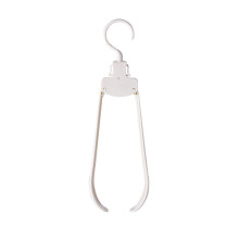 (White)Modern Folding Clothes Hanger With Wide Shoulder For Laundry Room Bedroom And