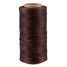 260M 150D 1MM Leather Sewing Waxed Wax Thread Hand needle Cord  DIY New Color:Light Brown