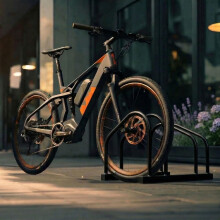 Fietsenrekstandaard - Vloer- of wandmontage, staal, 65 mm