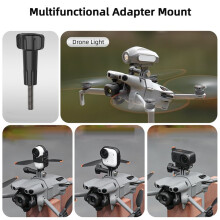 Searchlight for 5 Pro Camera Top Bracket Sports Camera Adapter Mount Clamp Holder Fix Expansion Flashlight