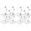 10pcs Clear Action Figure Stand,Display Holder Base Doll Model Figure Support Stand Doll Model Support Stand 1