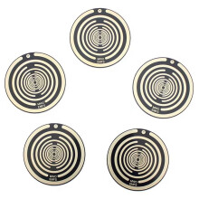 5PCS Polarization Disk MWO Optical Disk Multi-Wave Oscillator Ornaments Lakhovsky Disc Pendant Black