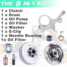 325"-7T Clutch Drum & Oil Pump Kit for MS271 MS291 MS 291 271 Chainsaws,MS271 Sprocket Clutch Drum Kit