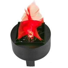 Behogar Simulated Flame Lamp Props LED Fake Fire Burning Brazier Lamps Props for Halloween Christmas Party Bar Decoration