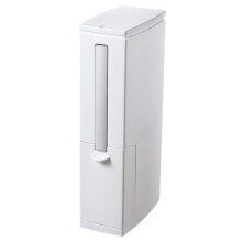 Garbage Bin Toilet Brush Set for Narrow Design,Kitchen Trash Bin Bathroom Trash Can Belt Toilet Brush Household