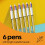 BIC BIC 4 Color Shine Retractable Ballpoint Pen, Versatile 1.0 mm Medium Point, 6-Count in Assorted Ink 2