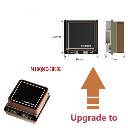 M10-IST8310 Module Reliable GPS with Compass Module Suited for RC Airplane FPV Freestyle Long Range Drone Model 1