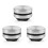 3X Draagbare Compatibele Beengeleidingsluidspreker Stereogeluid -Luidspreker (Zilver) 2