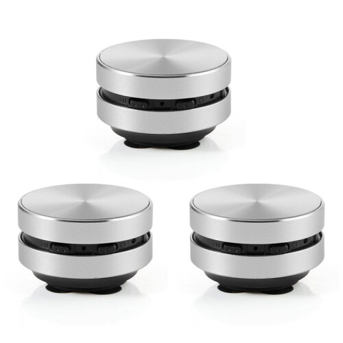 3X Draagbare Compatibele Beengeleidingsluidspreker Stereogeluid -Luidspreker (Zilver) 1