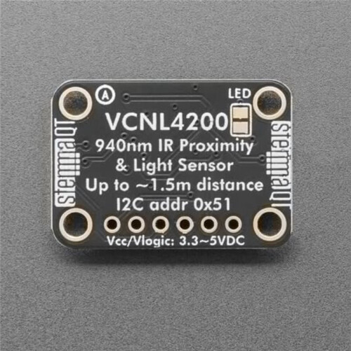 Módulo de Sensor de Proximidade e Luz IR de Longa Distância VCNL4200 - Conectores STEMMA QT 2