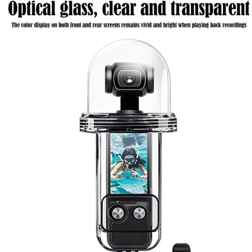 Waterproof Diving Housing Case for  Pocket 4 60M Underwater Diving Protective Shell Case Action Camera Accessories 1