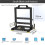 Gamers Cabinet MOD ITX PC Case+ Screen Open Frame Aluminum ATX Tower Desktop Gaming Computer Chassis Rack 6