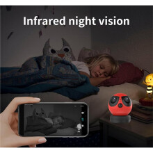 M8 WiFi Baby Monitor Camera Indoor Wide-Angle Binocular Camera, 4MP HD Camera Phone APP Remote View Monitor Camera