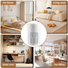 Desktop Air Purifier HEPA Filter with Negative Ion Technology Eliminates Formaldehyde Odors Smoke and Dust Particles