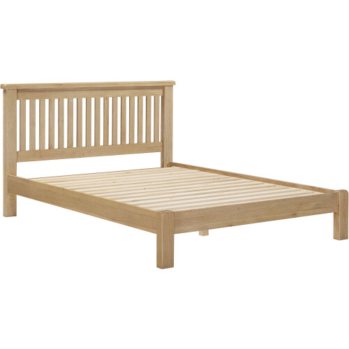Seconique Windsor 5' Low End Bed - Natural Oak