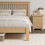 Seconique Windsor 5' Low End Bed - Natural Oak 4