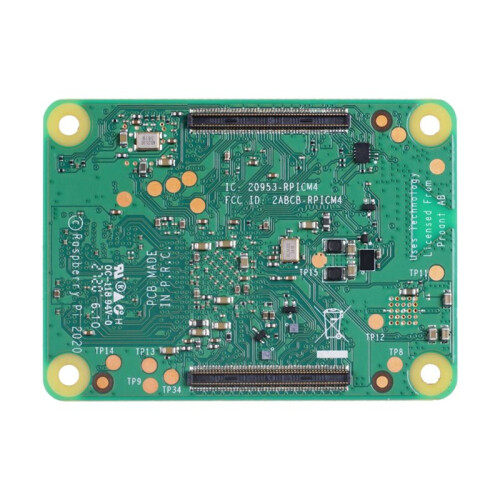 For Raspberry Pi Compute Module 4, CM4102008 - 2GB RAM 2.4/5.0GHz Wi-Fi  5.0 2