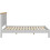 Seconique Windsor 5' Low End Bed - Pebble Grey/Oak 4