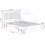 Seconique Windsor 5' Low End Bed - Pebble Grey/Oak 7