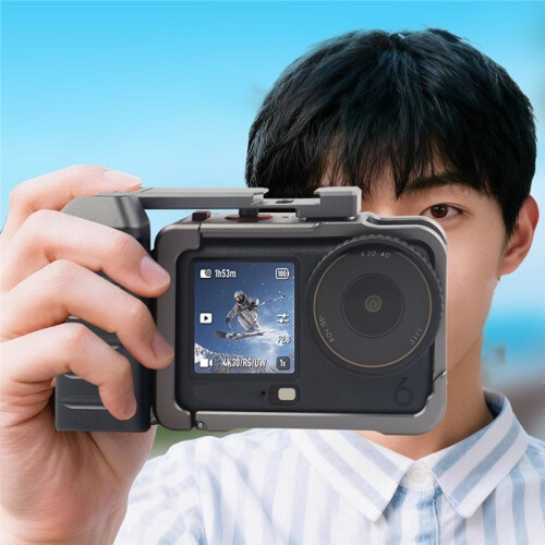 Metal Rabbit Cage Expansion Mount Bracket for  Action 6 , Anti‑Fall Protective Frame, Camera Cage Accessories Kit 2