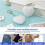 4pcs Heart Pocket Light for Handbag, LED Handbag Light with Sensor, Rechargeable, Automatic Sensor Handbag Night Light 7