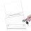 Durable Tip Jar Voting Plastic Container with Lock and Sign Holder Suggestion Box Acrylic Solid Ballot Box 6