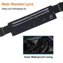 Running Belt Fanny Pack, Slim Runners Waist Pack, Reflective Running Gear Accessories for Exercise Jogging