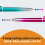 BIC BIC 4 Color Smooth Gradient Retractable Ballpoint Pen, 1.0 mm Medium Point, 2-Count in Assorted Ink 2