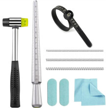 Ring Mandrel Metal Ring Sizer Measuring Tool Ring Size Measurer Ring Fixer Repair Kit, Jewelry Mandrel Ring Sizer Kit