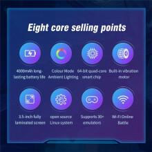 XF35H Retro Handheld Video Game Console Portable 128G Preloaded Games 3.5 Inch IPS Screen WiFi Linux Pocket Player E